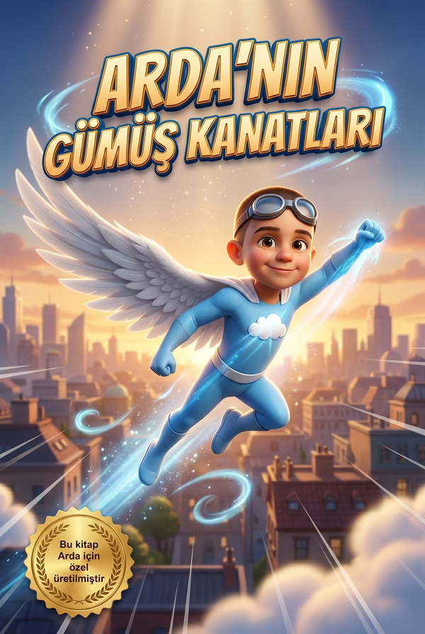 Arda'nın Gümüş Kanatları - Özgüven İnşası Kişiye Özel Çocuk Kitabı | MasalSensin