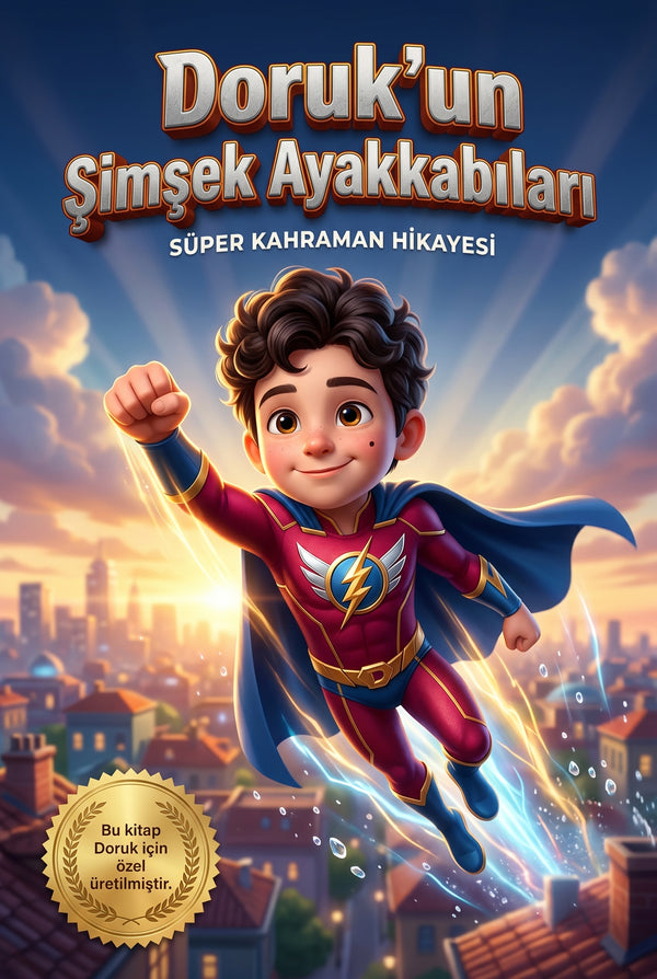 Doruk'un Şimşek Ayakkabıları - Öz Sorumluluk Kişiye Özel Çocuk Kitabı | MasalSensin