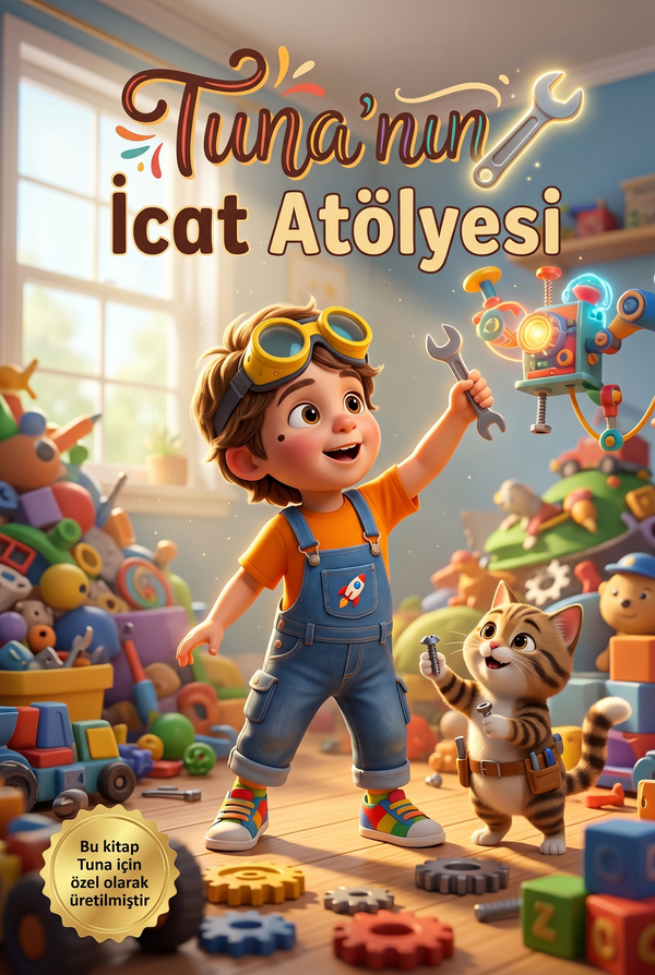 Tuna'nın İcat Atölyesi - Değerler Eğitimi Kitabı - MasalSensin