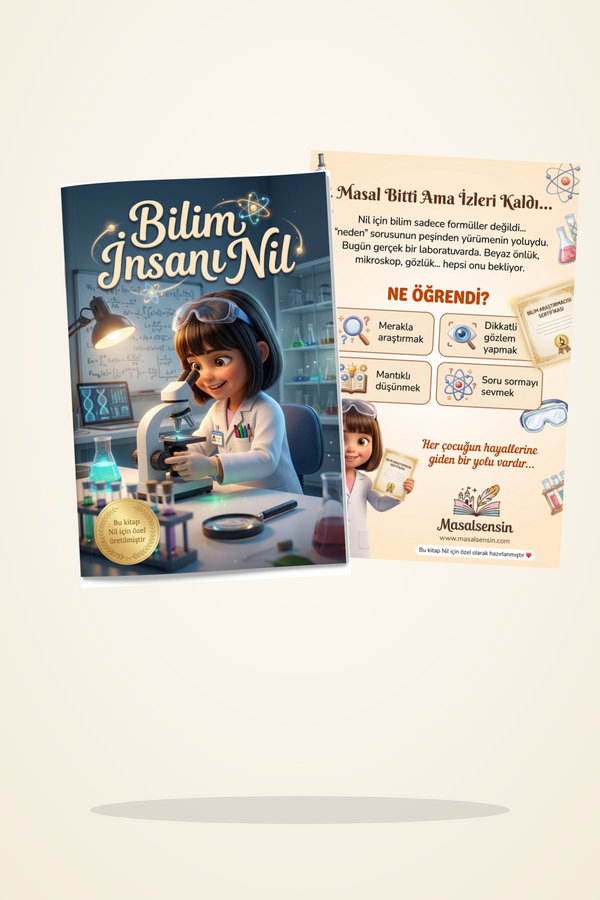 Bilim İnsanı Nil - Ön ve Arka Kapak