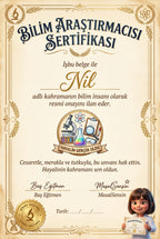 Bilim İnsanı Nil - Meslek Diploması