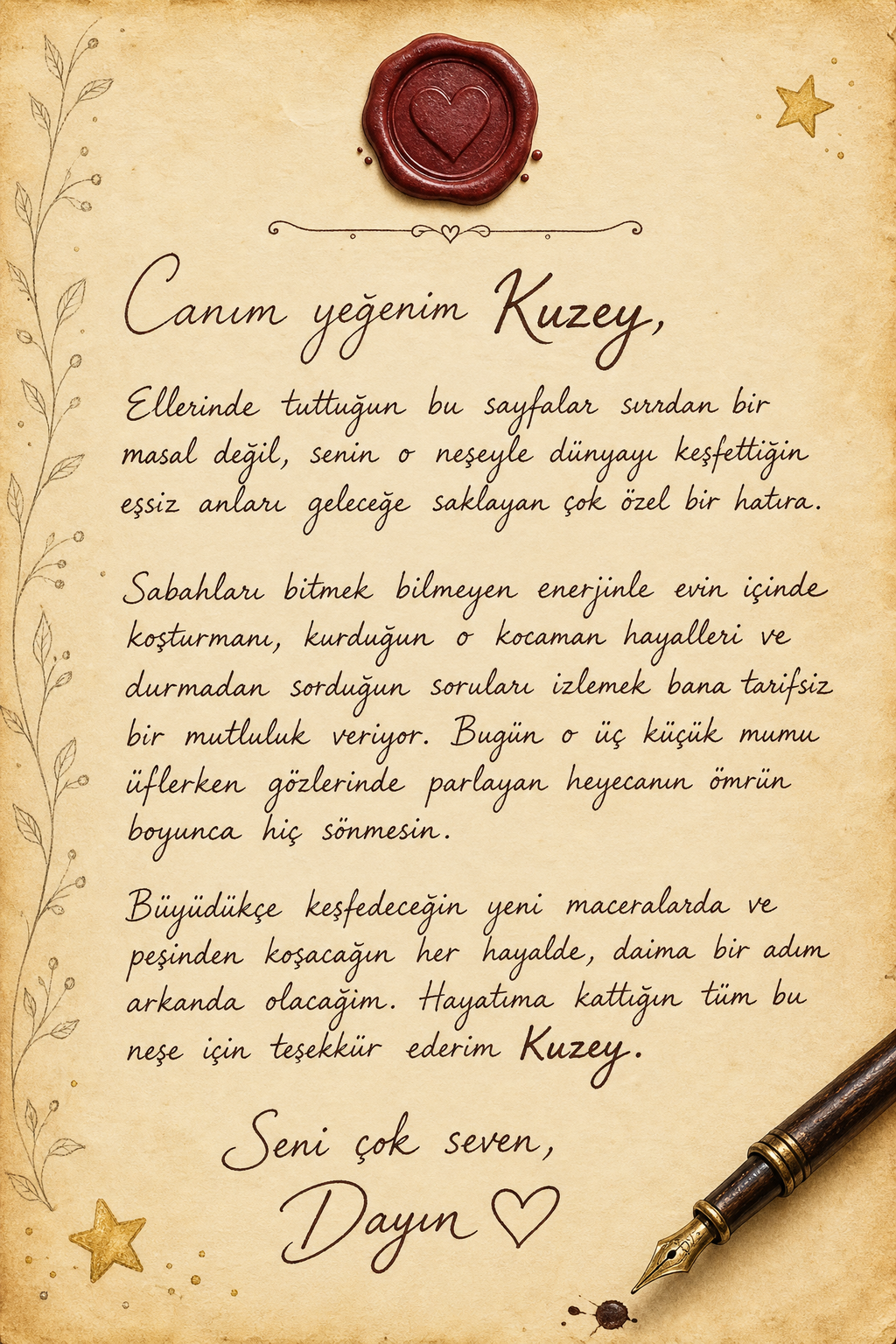 3 Yaşımı Kutluyorum - 3 Yaş Doğum Günü Kişiye Özel Çocuk Kitabı | MasalSensin