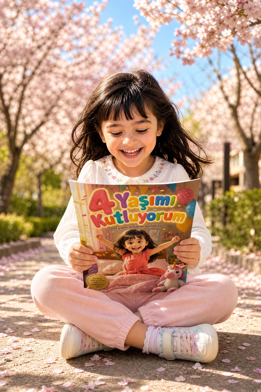 4 Yaşımı Kutluyorum - 4 Yaş Doğum Günü Kişiye Özel Çocuk Kitabı | MasalSensin