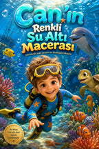 Can’ın Renkli Su Altı Macerası - Deniz Altı Macerası Kişiye Özel Çocuk Kitabı | MasalSensin
