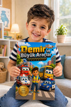 5 yaşındaki çocuğun uyumadan önce kendi adına özel kitap okurken yaşadığı heyecanlı okuma anı