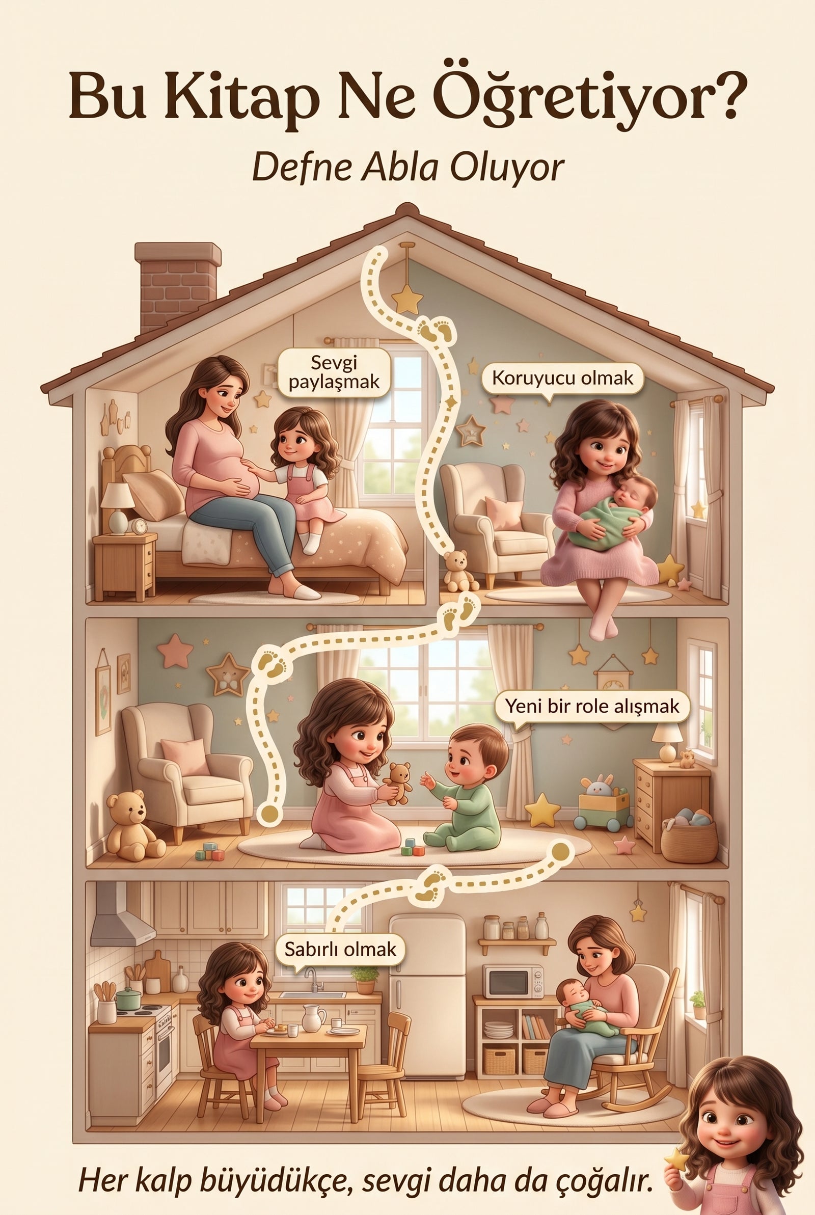 Defne Abla Oluyor — Bu kitap çocuğunuza 4 kardeşlik değeri öğretiyor.