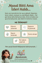 Selin isimli kitabın arka kapağı.