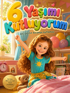 6 Yaşımı Kutluyorum - 6 Yaş Doğum Günü Kişiye Özel Çocuk Kitabı | MasalSensin