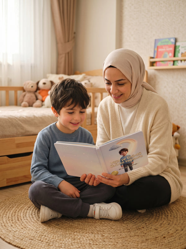 Yiğit anne ve babası ile duygularını paylaşıyor.
