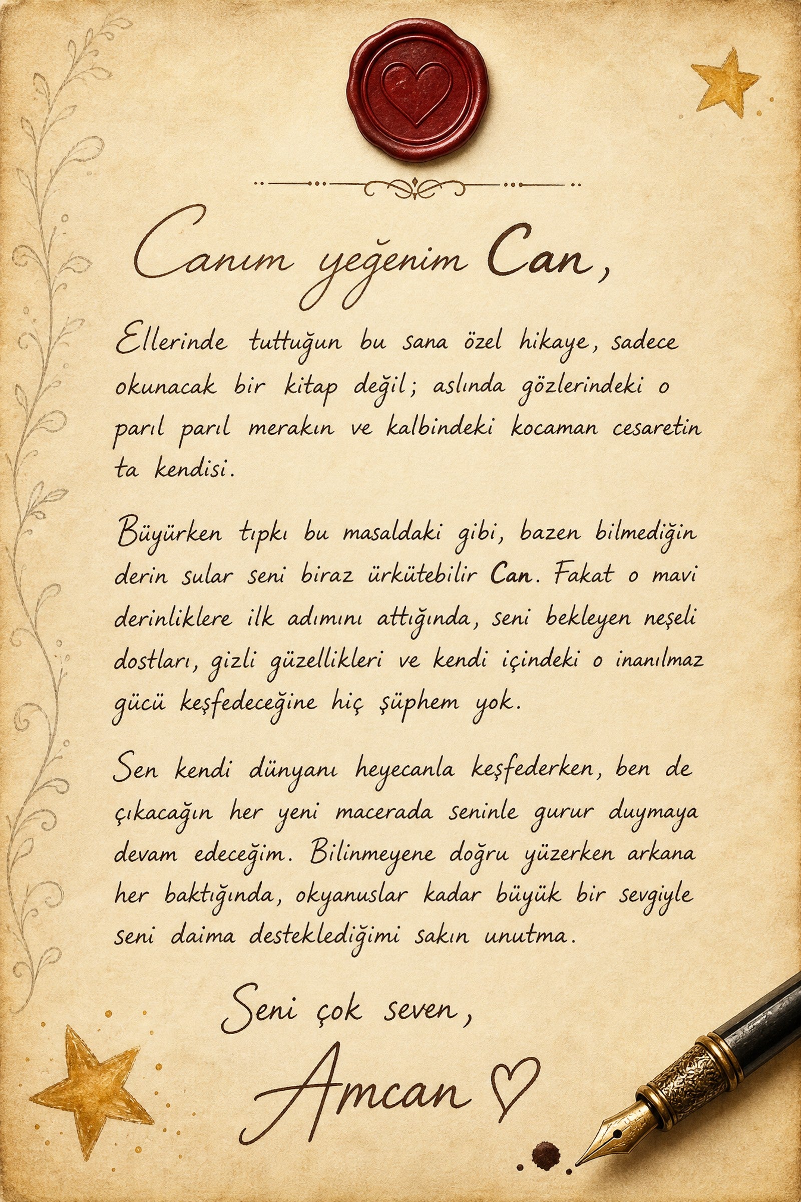 Can’ın Renkli Su Altı Macerası - Deniz Altı Macerası Kişiye Özel Çocuk Kitabı | MasalSensin