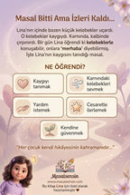 Lina isimli kitabın arka kapağı.