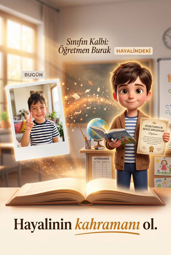 Öğretmen Burak - Gerçek Fotoğraf to Pixar