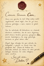 Fotoğraflı çocuk kitabı içindeki aileden bebeğe yazılmış özel ithaf ve kalıcı sevgi notu sayfası