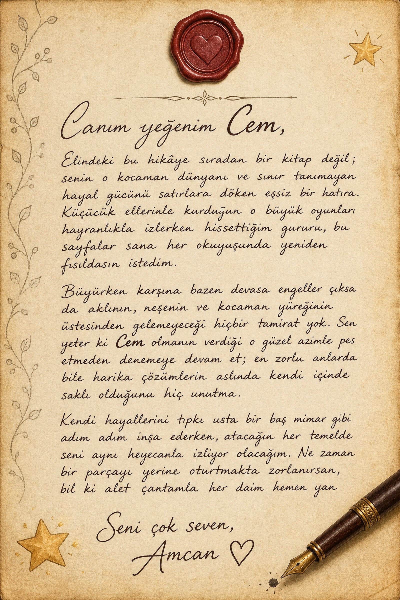 Sürpriz not sayfası