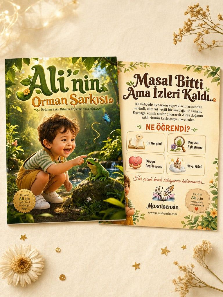 Ali'nin Orman Şarkısı - Dil Gelişimi Kişiye Özel Çocuk Kitabı | MasalSensin