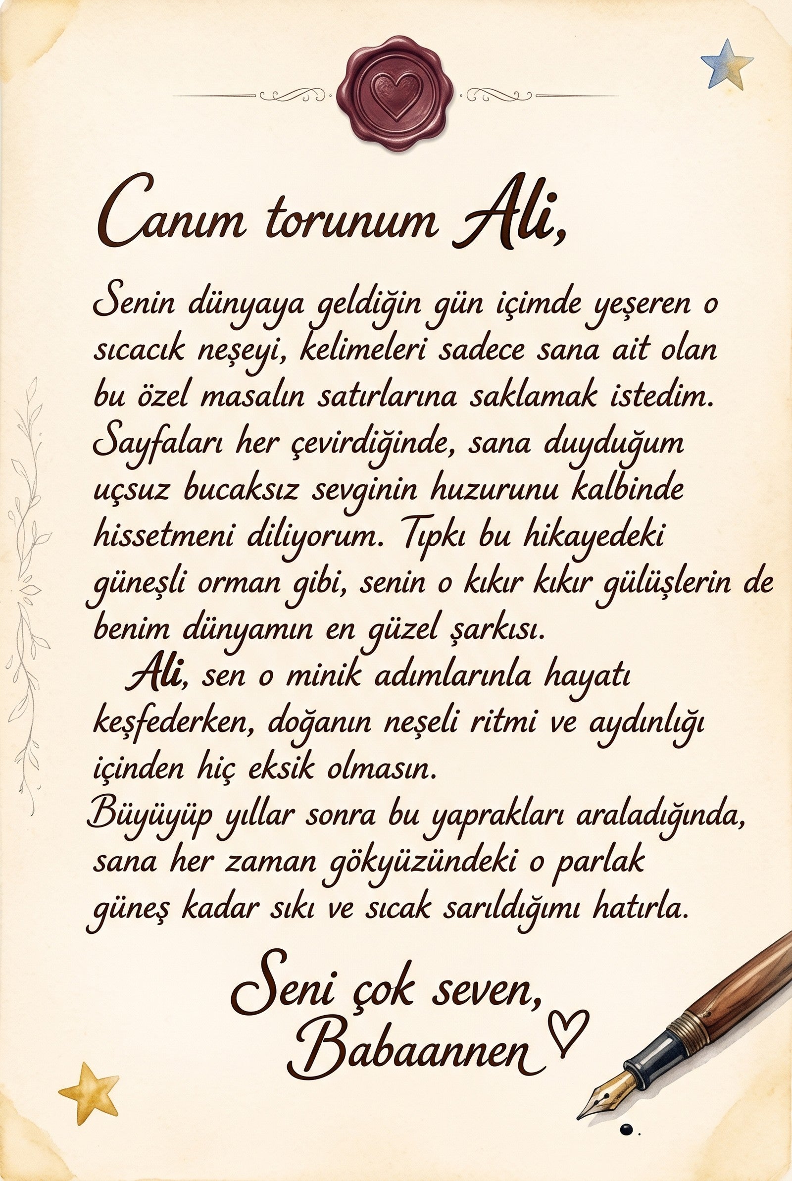 Ali'nin Orman Şarkısı - Dil Gelişimi Kişiye Özel Çocuk Kitabı | MasalSensin
