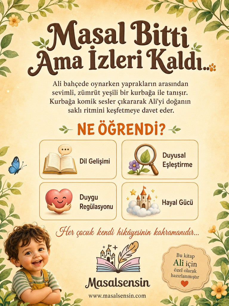 Ali'nin Orman Şarkısı - Dil Gelişimi Kişiye Özel Çocuk Kitabı | MasalSensin
