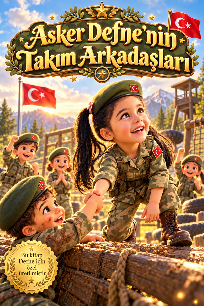 Asker Defne - Asker Olmak Kişiye Özel Çocuk Kitabı | MasalSensin