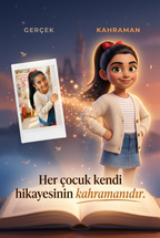 Odasında çiçekleri sulayan Asya'nın kişiye özel kitabında görünmez bir süper kahramana dönüşme anı.