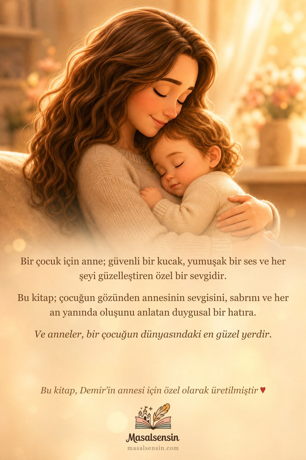 Dünyanın En Güzel Annesi kitabı arka kapak
