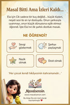 Ela isimli kitabın arka kapağı.