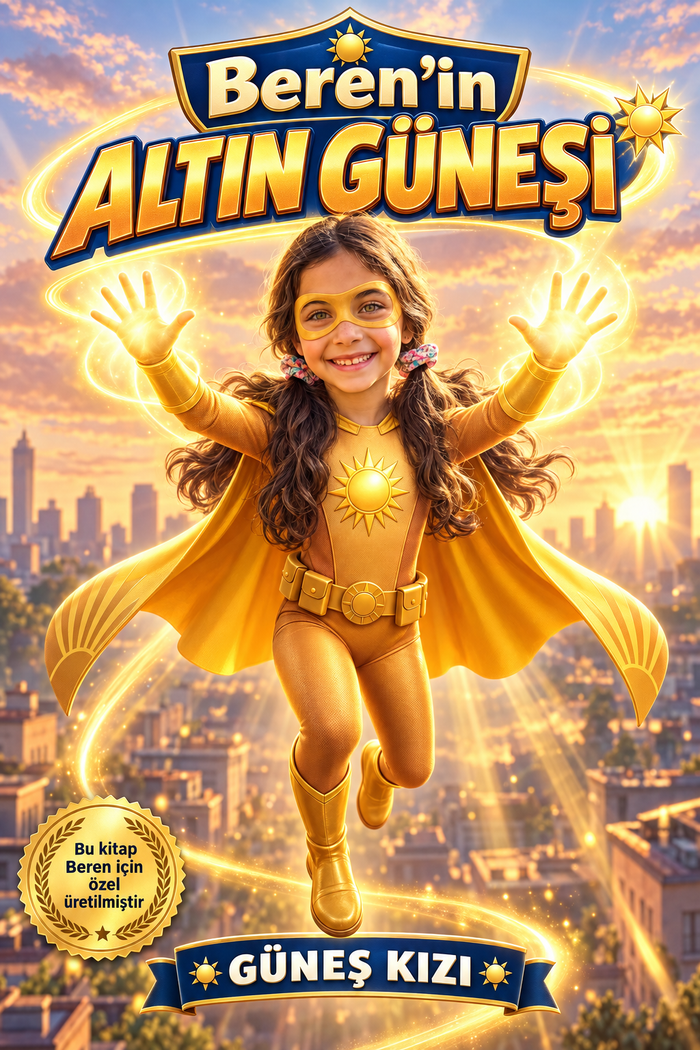 Beren'in Altın Güneşi - Yardımseverlik Kişiye Özel Çocuk Kitabı | MasalSensin