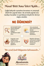 Çağla isimli bebek masalı arka kapağı — duygusal düzenleme ve uykuya geçiş kazanımları