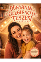 Dünyanın En Eğlenceli Teyzesi kişiye özel çocuk kitabı ön kapağı