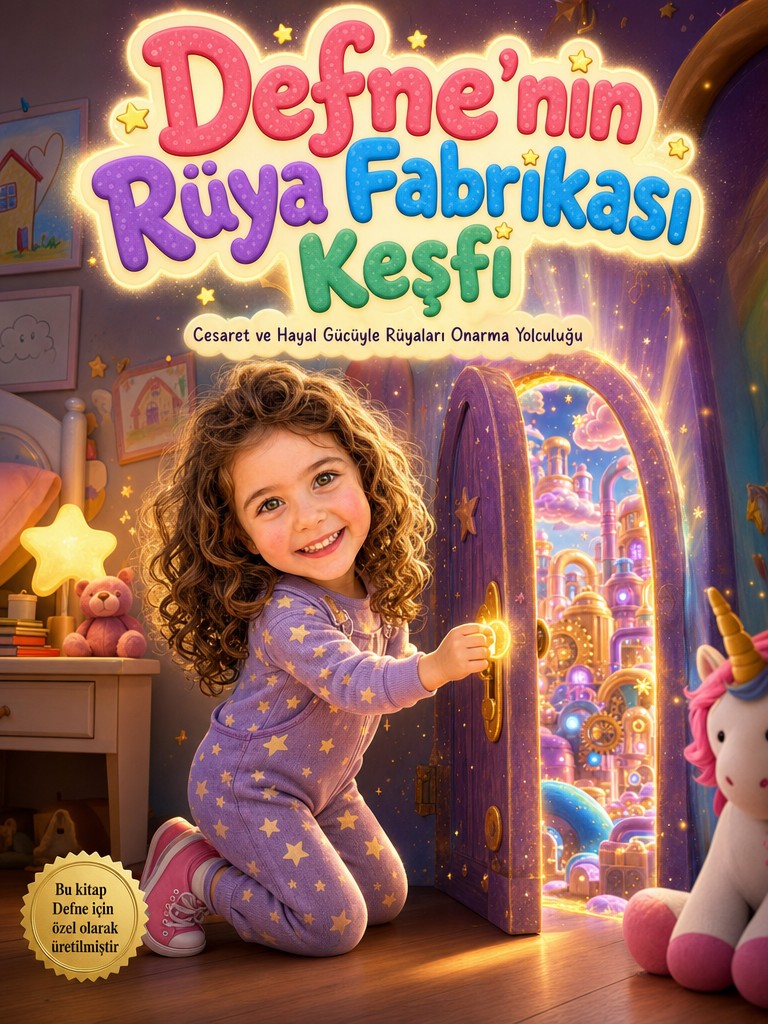 Defne'nin Rüya Fabrikası Keşfi - Hayal Gücü Kişiye Özel Çocuk Kitabı | MasalSensin