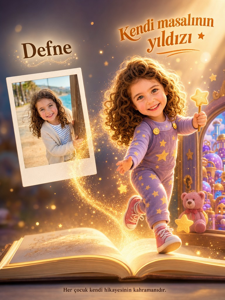 Defne'nin Rüya Fabrikası Keşfi - Hayal Gücü Kişiye Özel Çocuk Kitabı | MasalSensin