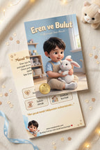 Eren'nın kişiye özel hayvan dostluk kitabı ön ve arka kapak birlikte.