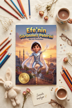 A4 yumuşak kapak formatında kişiselleştirilmiş çocuk kitabı sayfaları ve renkli Pixar kalitesinde çizimleri