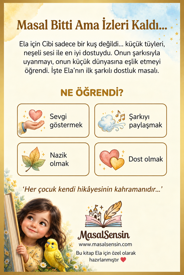 Ela ve Cibi arka kapak: Masal Bitti Ama İzleri Kaldı