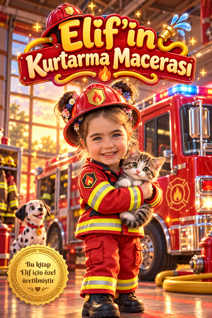 Elif'in Kurtarma Macerası - Kurtarma Ekibi Kişiye Özel Çocuk Kitabı | MasalSensin