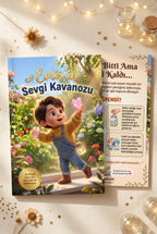 Emir'in Sevgi Kavanozu kitabının ön ve arka kapağı bir arada — A4 ebatında yumuşak kapak kalitesi