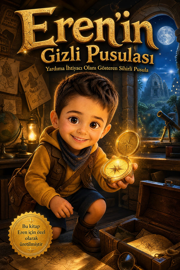 Eren'in Gizli Pusulası - Pusula Kullanma Kişiye Özel Çocuk Kitabı | MasalSensin