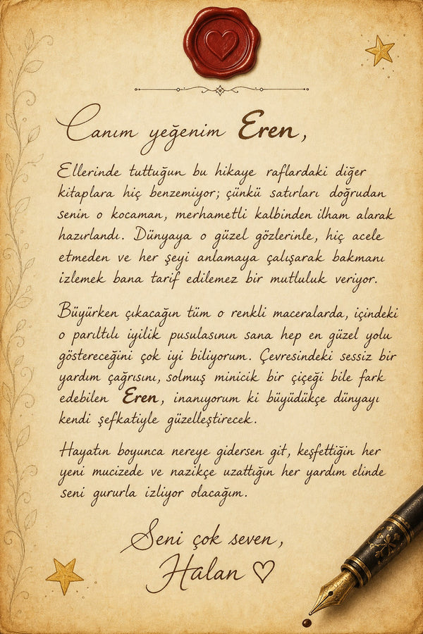 Eren'in Gizli Pusulası - Pusula Kullanma Kişiye Özel Çocuk Kitabı | MasalSensin