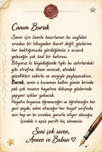 Öğretmen Burak - Hediye Notu Sayfası