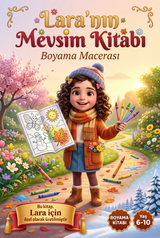 Lara'nın Mevsim Kitabı - Kişiye Özel Boyama Kitabı - MasalSensin