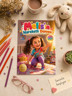 Melis'in Hareketli Dünyası - Hareket Gelişimi Kişiye Özel Çocuk Kitabı | MasalSensin