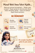 Bade'nin meslek hikayesi kitabı arka kapağı analitik düşünme ve merakla araştırma kazanımlarının yazdığı bölüm