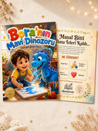 Bora'nın Mavi Dinozoru - Dinozor Sevgisi Kişiye Özel Çocuk Kitabı | MasalSensin