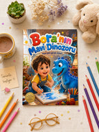Bora'nın Mavi Dinozoru - Dinozor Sevgisi Kişiye Özel Çocuk Kitabı | MasalSensin
