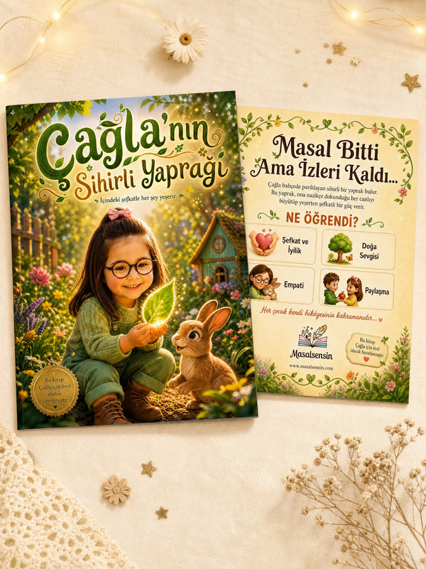Çağla'nın Sihirli Yaprağı - Duygu Farkındalığı Kişiye Özel Çocuk Kitabı | MasalSensin