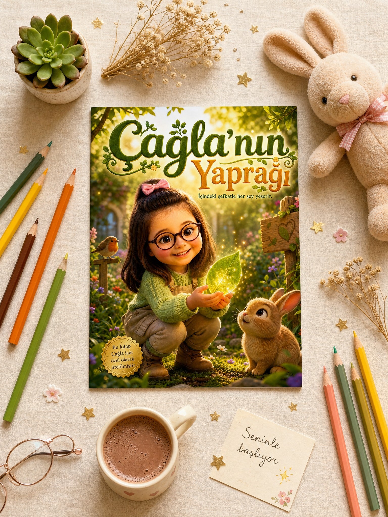 Çağla'nın Sihirli Yaprağı - Duygu Farkındalığı Kişiye Özel Çocuk Kitabı | MasalSensin