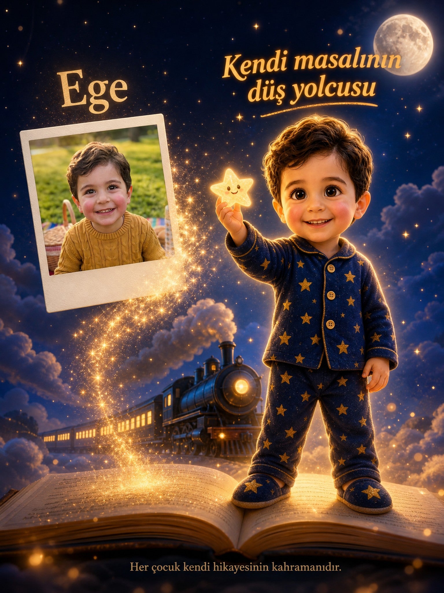 Ege'nin Uyku Yıldızları - Uyku Düzeni Kişiye Özel Çocuk Kitabı | MasalSensin
