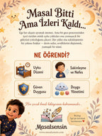 Ege'nin Uyku Yıldızları - Uyku Düzeni Kişiye Özel Çocuk Kitabı | MasalSensin