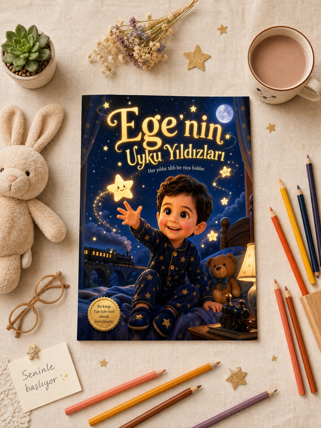 Ege'nin Uyku Yıldızları - Uyku Düzeni Kişiye Özel Çocuk Kitabı | MasalSensin