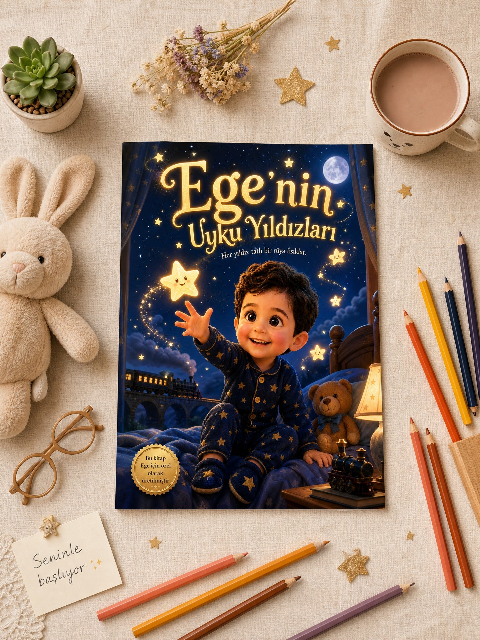 Ege'nin Uyku Yıldızları - Uyku Düzeni Kişiye Özel Çocuk Kitabı | MasalSensin