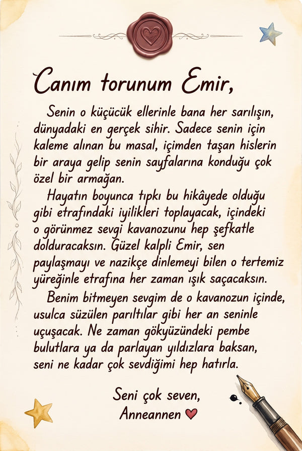 Emir'in Sevgi Kavanozu - Duyguları İfade Etme Kişiye Özel Çocuk Kitabı | MasalSensin